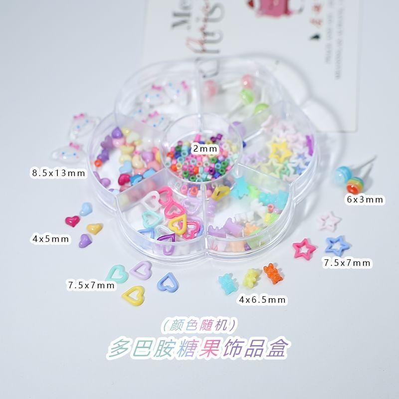 Miumi - Assorted Plastic Charm Face Makeup Adhesive Decoration
