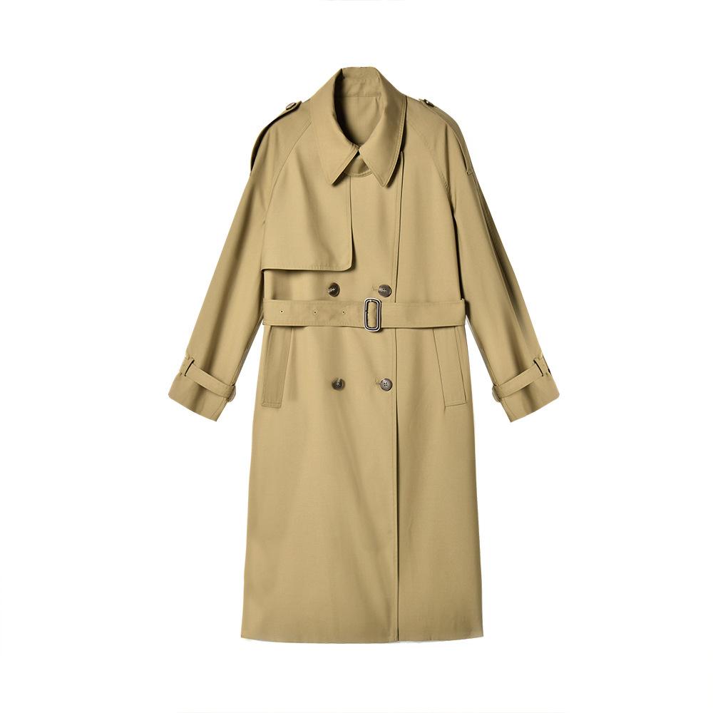 Spring new temperament chic classic commuting thin casual medium and long trench coat women