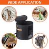 Dustproof Hat Storage Box Zippered Lid Window Cap Organizer Bag Collapsible Large Capacity Cowboy Hat Container Closet