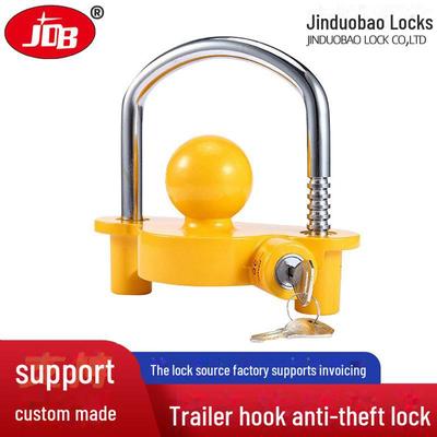 Aluminum Alloy U-Shaped Anti-Theft Lock for Car, Trailer, Yacht, RV Connector & Ball Cover