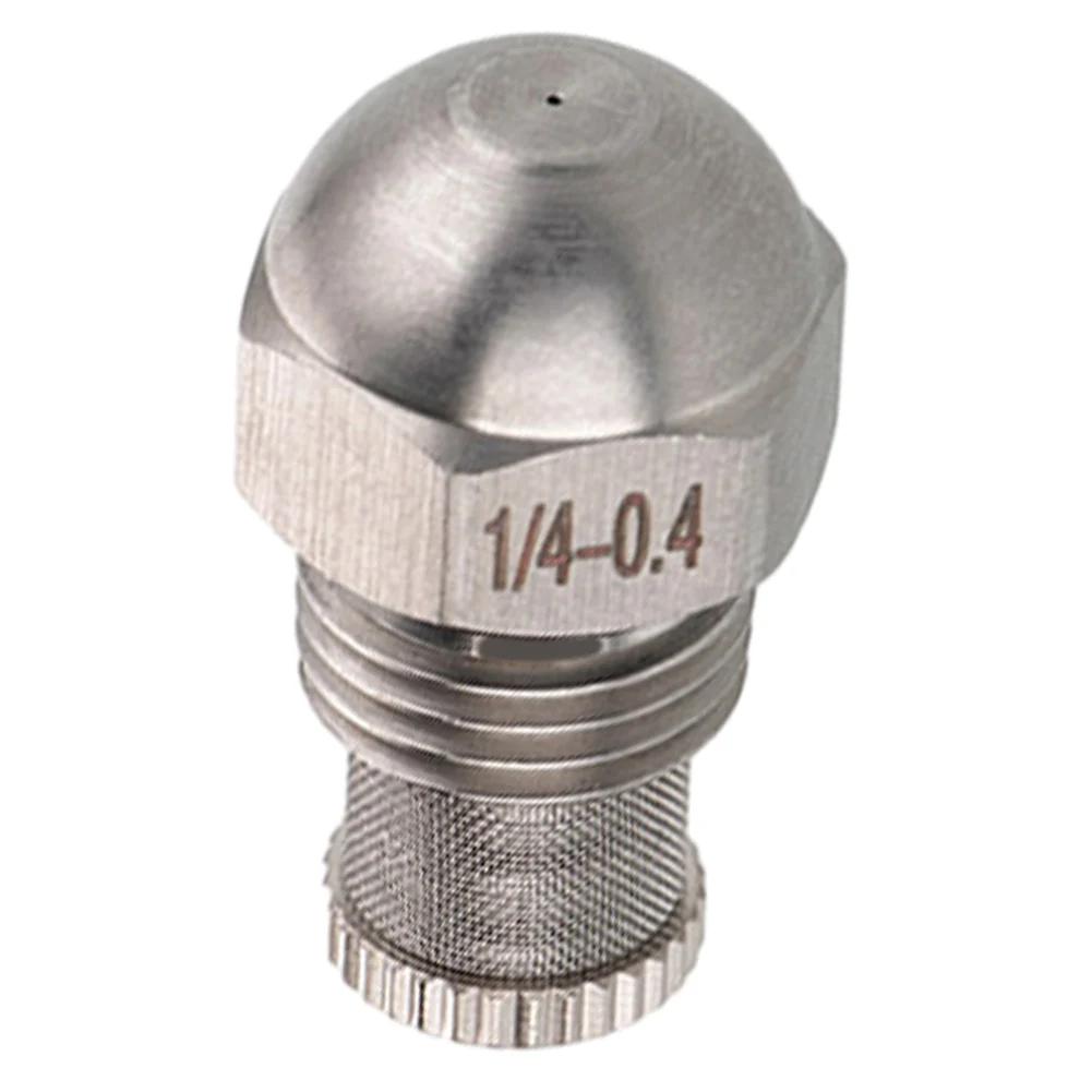 Atomizing Spray Mist Nozzle Dia 0.3-1.5mm Fine Atomizing Spray 1/4BSPT High And Low Pressure Mist Nozzle Orifice Stainless Steel