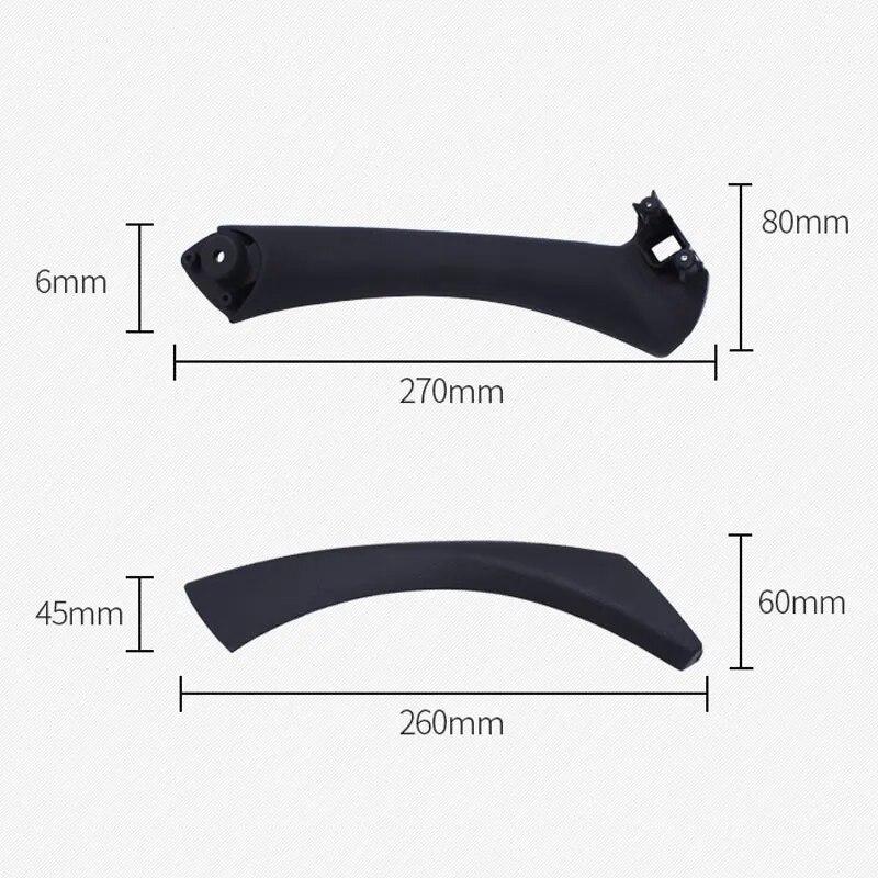 Car Interior Passenger Door Handle Pull Carbon Fiber Kit RHD LHD For BMW 3 Series E90 E91 E92 316 318 320 325 328i 2004-2012
