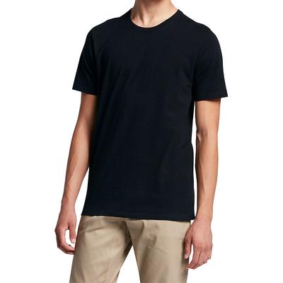 Comfortable Soft Solid Color Breathable Short Sleeve T-Shirt Men Tops Black 844807-010