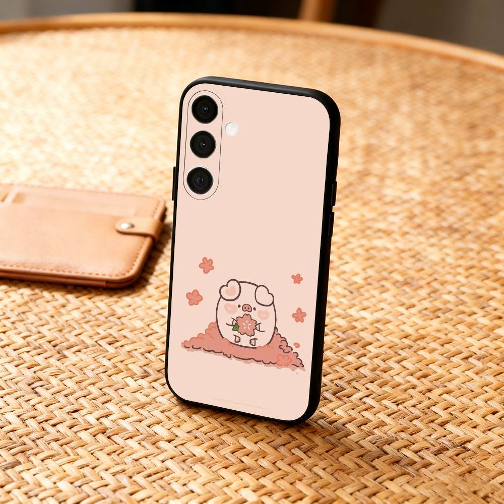 Soft-Soft Lulu Phone Case For Samsung A73,72,71,A52,51,40,41,A22,A32,31,A13, Soft Black Shell