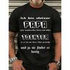 Black T Shirt for Men with German Text And Father Daughter Design Perfect for Family Gifts And Casual Wear