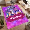 HUNTRIX (27) Personalized Name Office Carpet Stylish Decor for Living Room Bedroom Kitchen