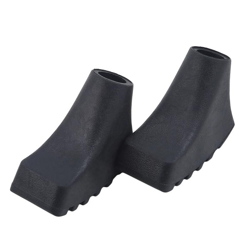 10Pcs Walking Trekking Pole Tip Protectors Anti-skid Rubber Buffer Pads Durable Replacement Parts for Cross-country Hiking Camping