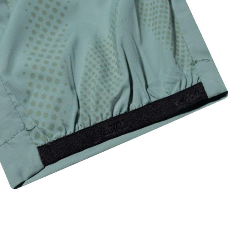 Asics Seria Lifestyle Sportowy Ochrona UV Odblaskowy Widoczność Nocna Kurtka do Biegania Męska Kurtka Szaro-Zielona 2011D194-300