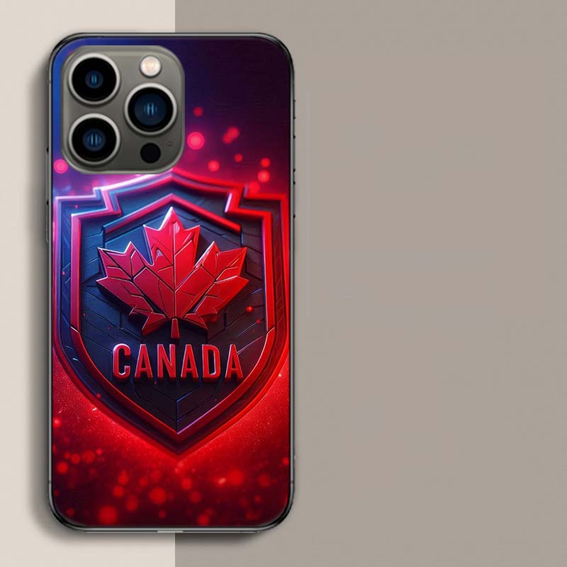 Canada National Football Team Logo Phone Case For Iphone 17 Air 15 Pro 14 Plus 16 Pro Max 17E 16E 12 13 Mini 11 Cover Cute Fund