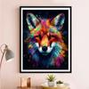 5d DIY Diamond Painting Cross Stitch Oil Painting Animal Fox Diamond Embroidery Mosaic Full Round Drill Home Decor Arts