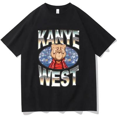 Funny Kanye West Meme TShirt Fashion Vintage Hip Hop Rap Style Casual Tshirt Men Women Short Sleeve T Shirt Streetwear Top Tees