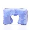 Inflatable Flocked PVC U-shaped Travel Neck Pillow