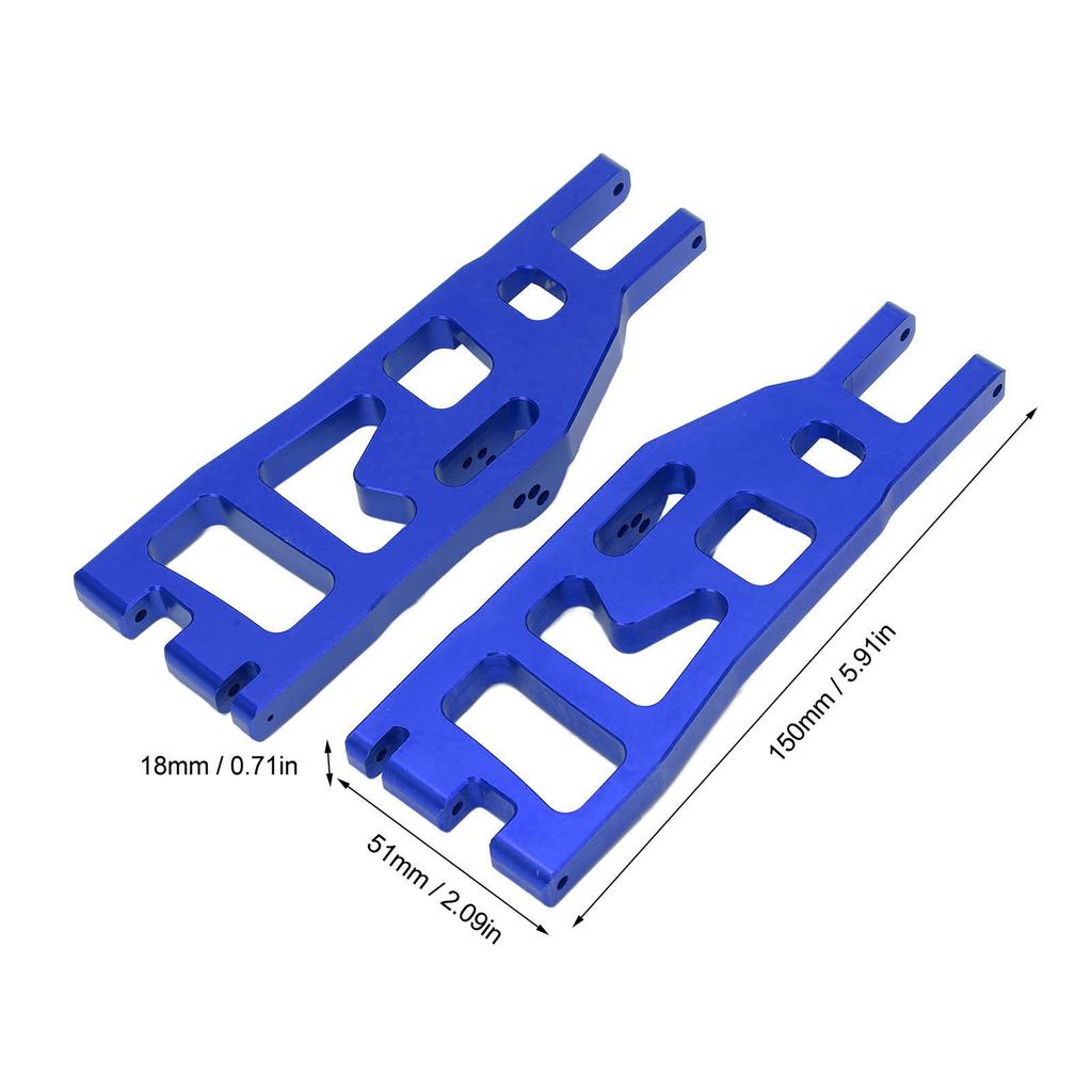 2Pcs RC Front Lower Swing Arm Aluminium Alloy CNC Machining Light Weight 1Celsius6 RC Truck Swing Arm for 1Celsius6 RC Truck