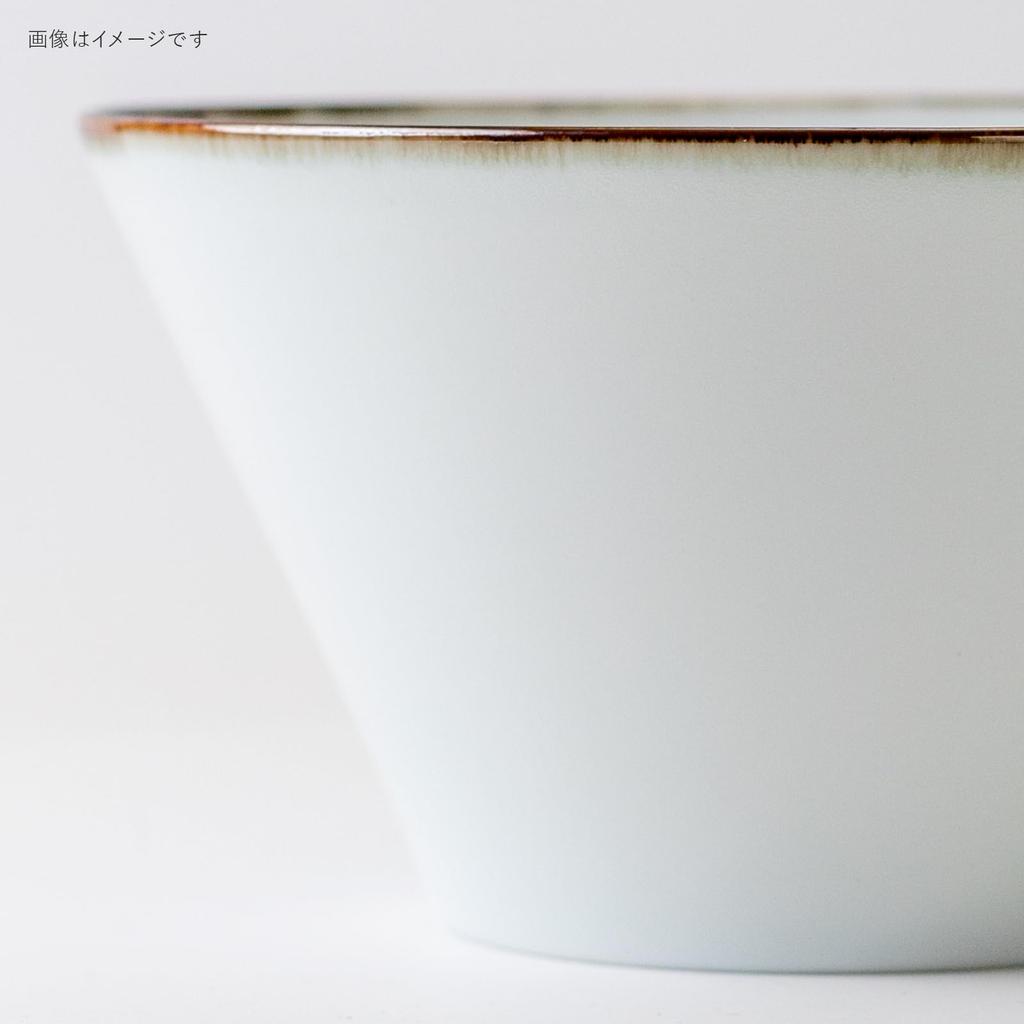 Bol Solo 175 Minoru Pottery, Alb Murdar