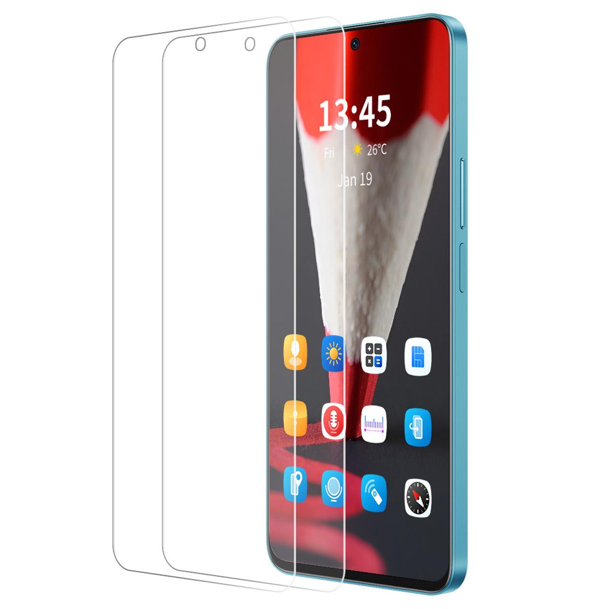 

ENKAY HAT PRINCE 2Pcs For Samsung Galaxy S24 FE Screen Protector Anti-Explosion 9H Hardness Film Type A