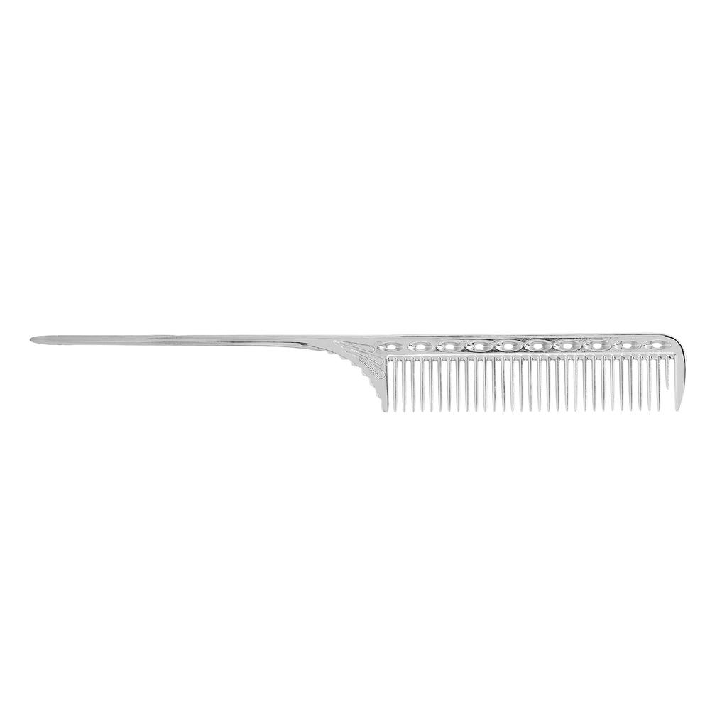 Professional Rat Tail Hair Comb Salon Hairdressing Styling Comb Barber Aluminum Metal Comb