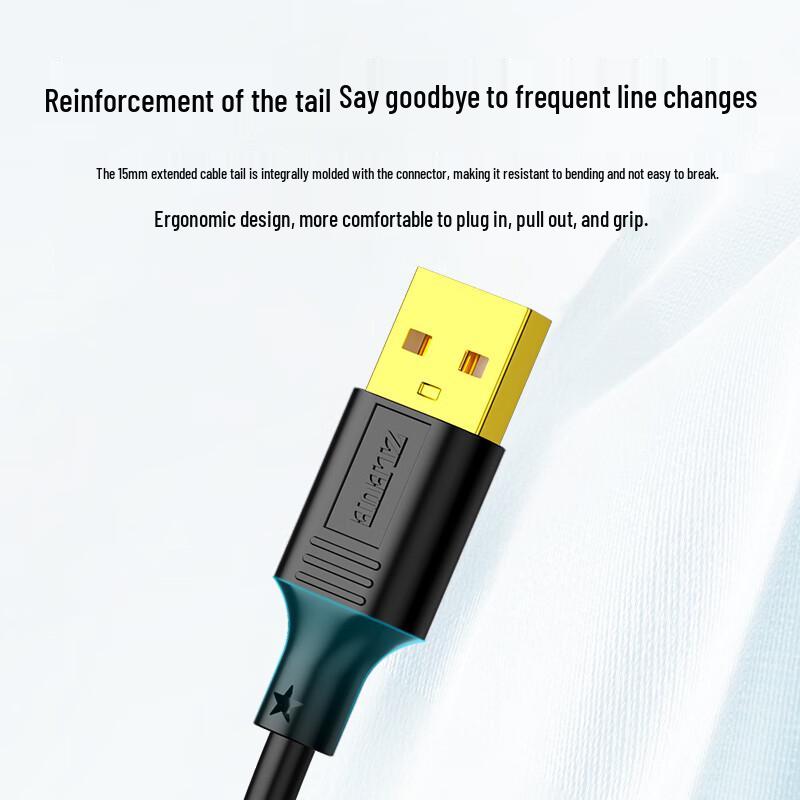 High-Speed USB 2.0 Male-to-Female Extension Cable