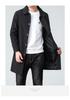 Men's Mid-Length High-End Trench Coat - Trendy Casual & Business Attire for Spring and Autumn