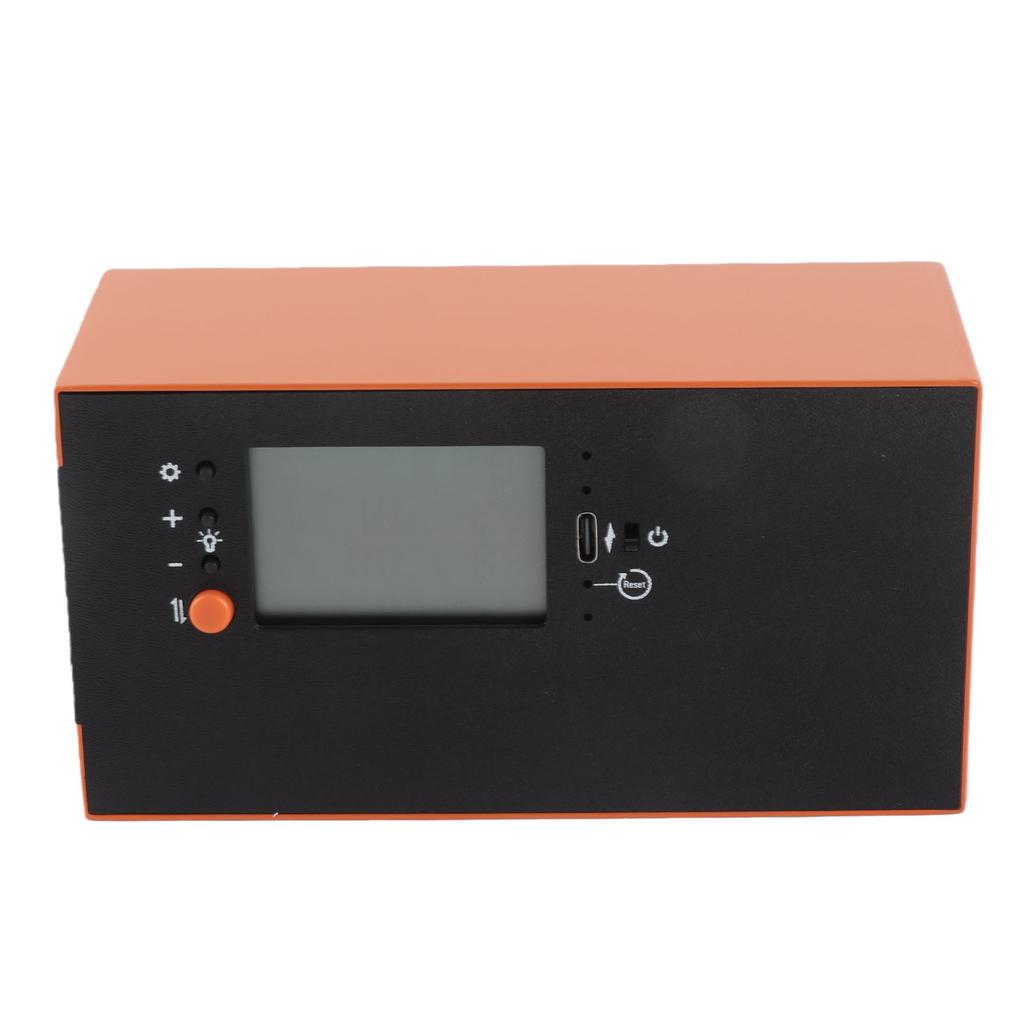 Calendar Flip Clock LED Display Auto Page Turning 12 Hour AM PM Retro Perpetual Calendar Flip Clock