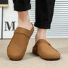 Lightweight  Half Shoes For Men Mules Backless Loafers Slippers Semi-Drag Casual Shoes Male Slides Outdoor Slip On Flats