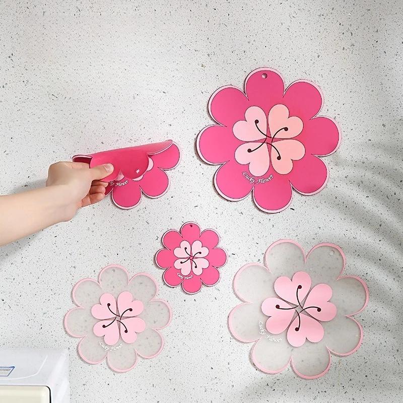 1PC Kawaii Coasters Sunflower Japanese Style Sakura Insulated Table Mat Tableware Tea Milk Cup Coasters for Kichen Pad Drinkware