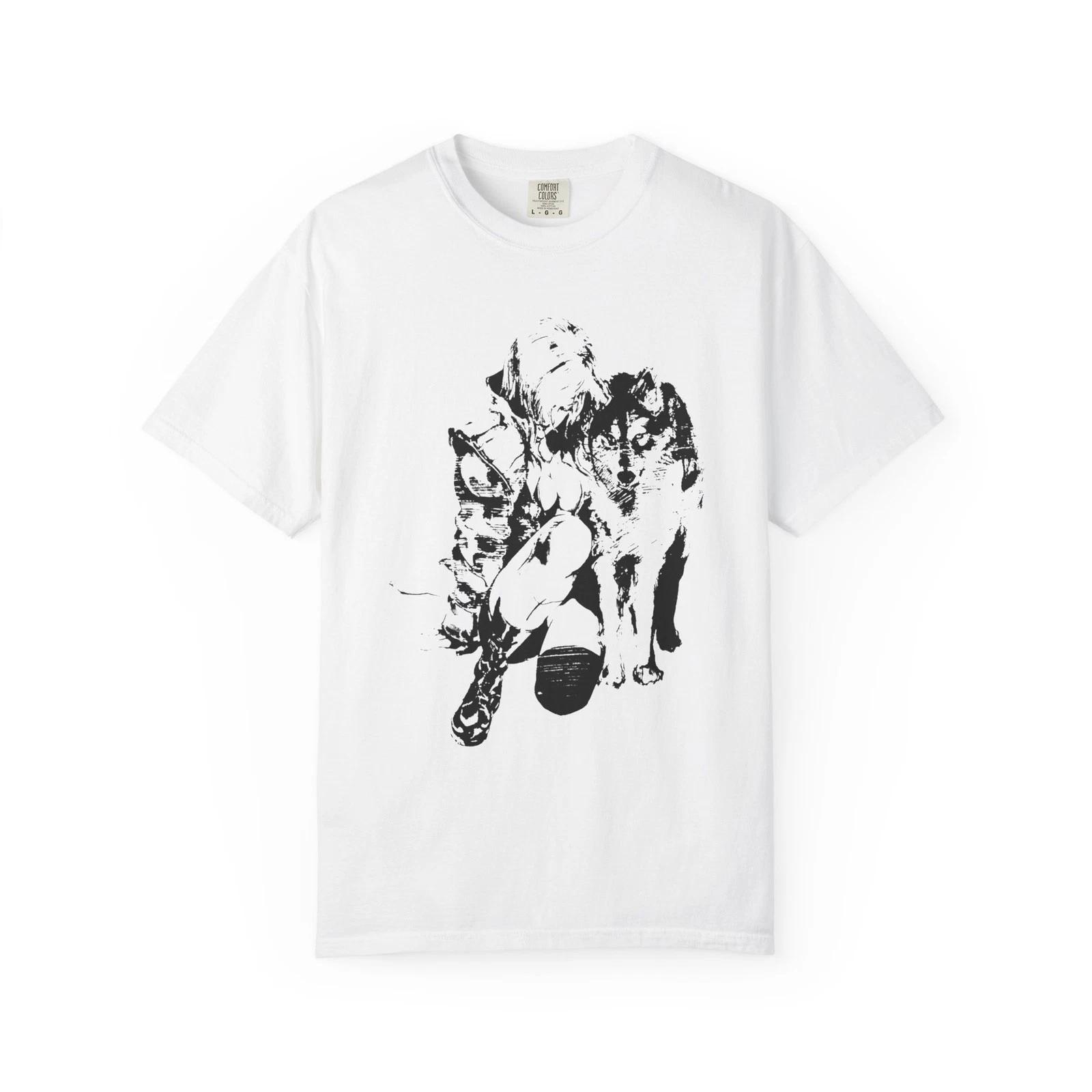 Metal Gear Solid Sniper Wolf 100% Cotton T-shirt Mens Tees Top | PlayStation | Gaming | Retro 100% Cotton T-shirt Mens Tees Top 2XL