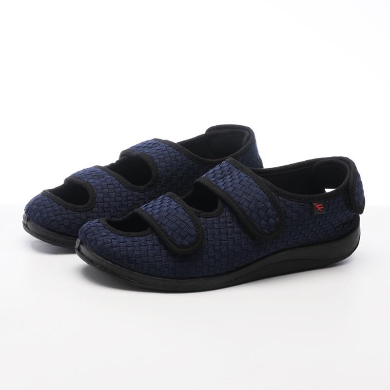 

Широкая обувь больших размеров с регулируемой посадкой, дышащая, для опухших косточек и деформированной стопы, с поддержкой - Универсальная и повседневная 41 European/7 US Men s/255mm