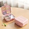 7 Grids Portable Mini Pill Box Double Sealed Medicine Storage Case Week Long Day Divided Lockable Drug Organizer Weekly Pill Box
