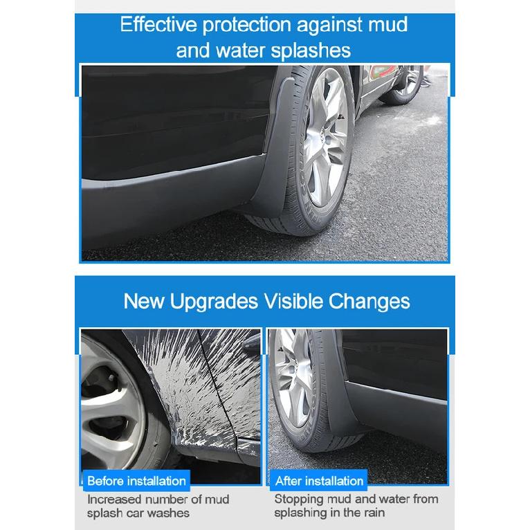 Painted For BMW X3 2017 G01 Accessories 2018-2024 4PCS Front Muds Splash Guards Rear Muds MudFlaps Fender Flares Car Accessories