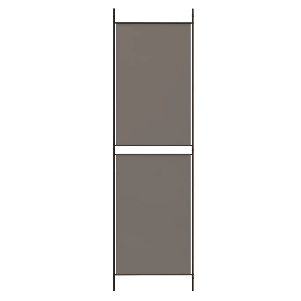 Vidaxl Parawan 3-Panelowy, Antracytowy, 150X220 Cm, Tkanina