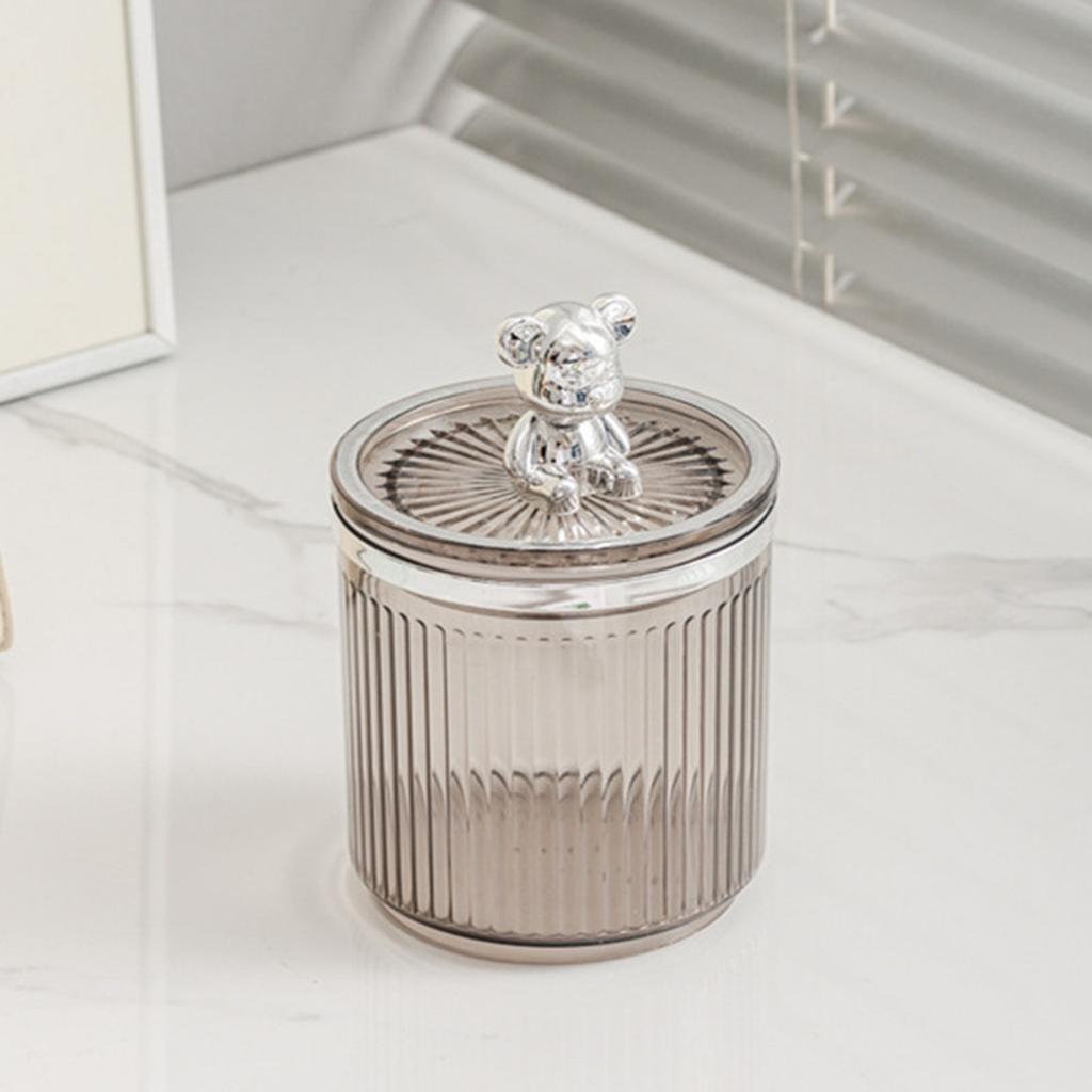 Light Luxury Cotton Swab Cosmetic Pad Organizer Luxury Home Floss Holder Container