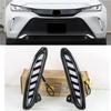 DRL For Toyota Venza 2021 2022 2023 2024 With Turn Signal Yellow Led Daytime Running Light Front Bumper Fog Lights Driving Lamp Blue Night Light