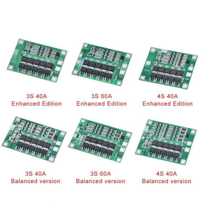 4S 12.6V 40A BMS Protection Board For Lithium Battery - Enhanced Version