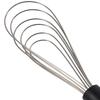 2 Pcs Rubber Egg Whisk Stainless Steel Kitchen Utensil New Foldable Whisk  Cooking