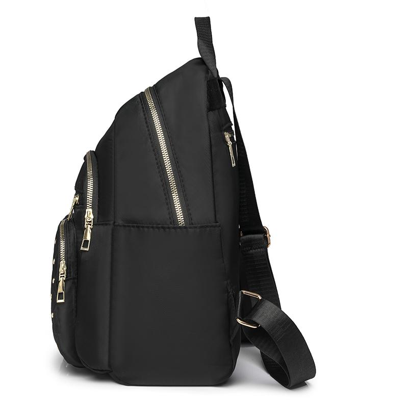 Рюкзак женский рюкзак дорожный водонепроницаемый маленький мешок коричневый — фото 14