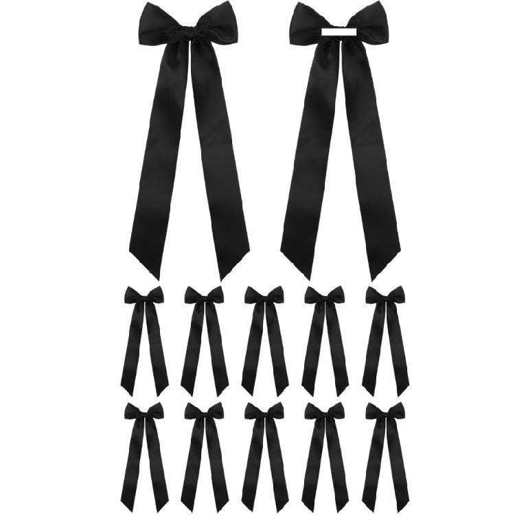 12 Piece Elegant Satins Ribbon Bowknots User Friendly Design Ribbon Gift Wrapping Supplies For Wedding Birthday Decorations