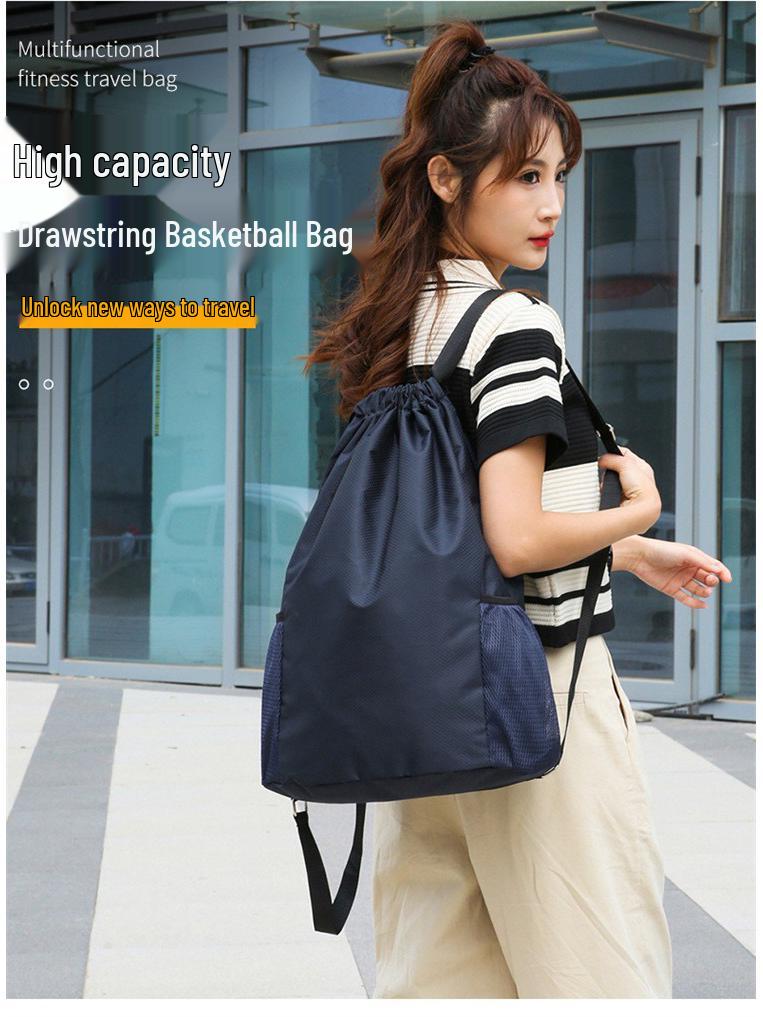 2025 Large Capacity Unisex Drawstring Backpack for Travel and Gym