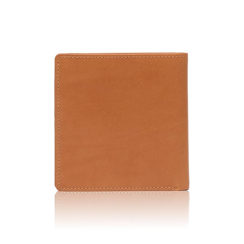 

[White House Cox] bifold wallet ES2376 men s NATURAL/RED [product]
