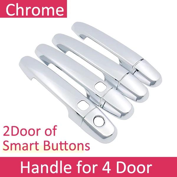 Carbon Fiber Car Handle Or Chrome Door Cover for Toyota Boon Passo Perodua Myvi Subaru Justy Daihatsu Sirion M300 2004~2010 Car