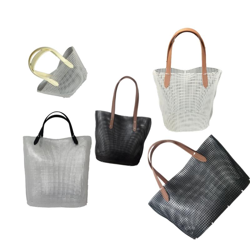 1 Set Black Mesh Plastic Embroidery Handwoven Bag Diy Tool Kit Wallet Diy Material For Craft Lovers