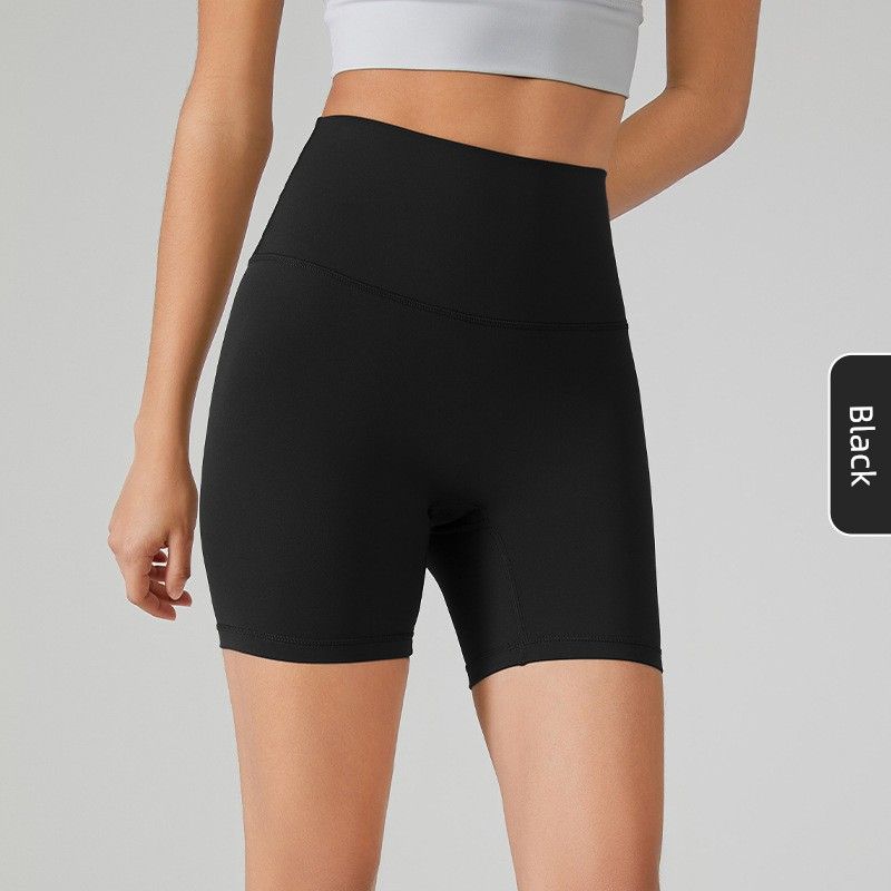 

Fashion Yoga Pants Women s Shorts Summer Exercise Shorts Women s Tight High Waist Nude Feel High Elastic Thin Fitness Pants Women Black Free Size (Fits 40-75kg)