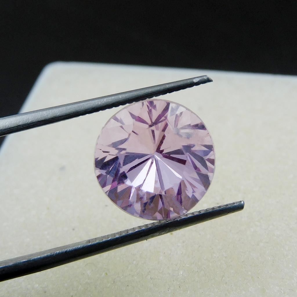 Natural Pink Sapphire Loose Gemstone Round Cut 8.80 Ct September Birthstone for Gem Collections