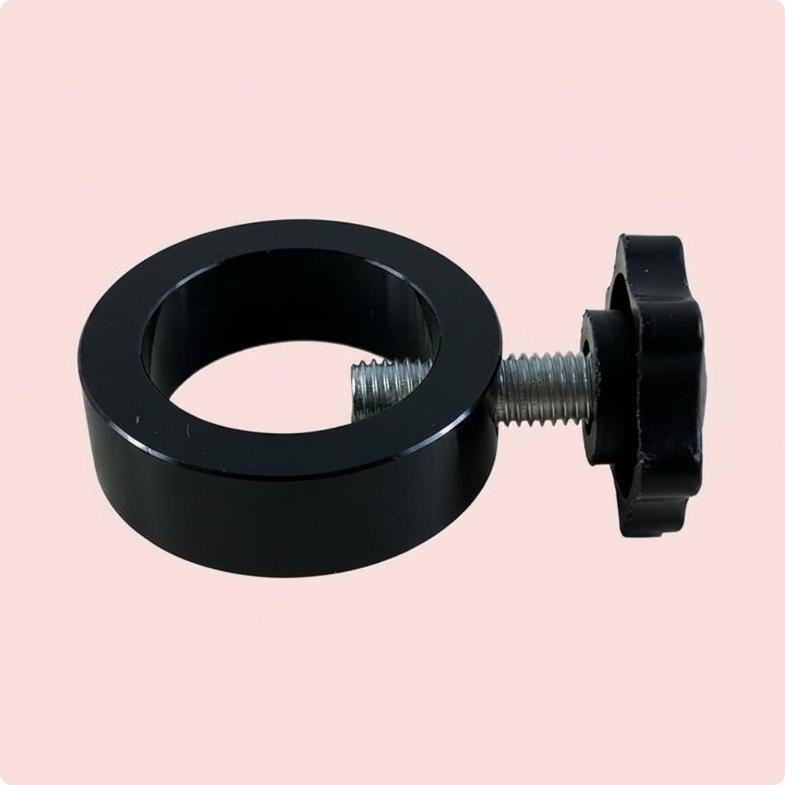 32 Mm Microscope Collar Sturdy Metal Microscope Stand Clamp Band Laboratory Equipment Focusing Rack 360 Degree Rotation