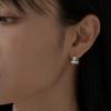 Tri One-Touch Earrings