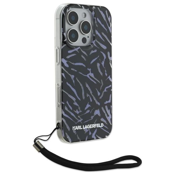 Karl Lagerfeld Klhcp16Xhzbpkccu Iphone16 Pro Max 6.9 Fioletowy/Purple Zebra With Cord