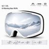 Double-layer anti-fog children's ski goggles, high-definition, UV-resistant, spherical lenses, outdoor mountaineering, windproof, and snowproof