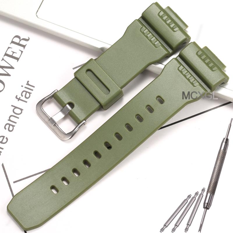 Żywiczny Pasek Zamienny Pasujący do Casio 10330771 GW-7900 GW-7900B G-7900 GR-7900 Pasek do Zegarka Męski Wodoodporny 16mm Akcesoria