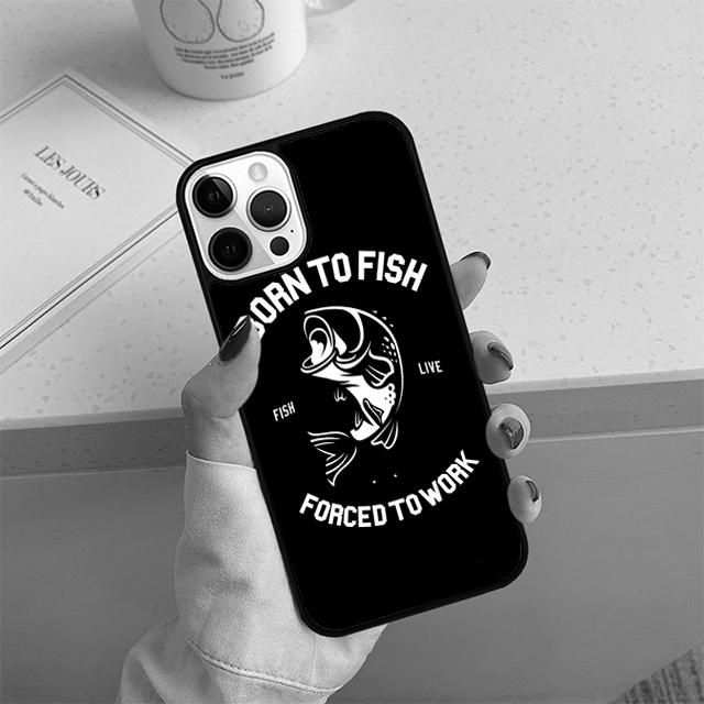 Fishing Quotes Phone Case For iPhone 17 Air 14 15 16 13 12 Cover For Apple 14 15 16 Pro Max 6S Plus Coque