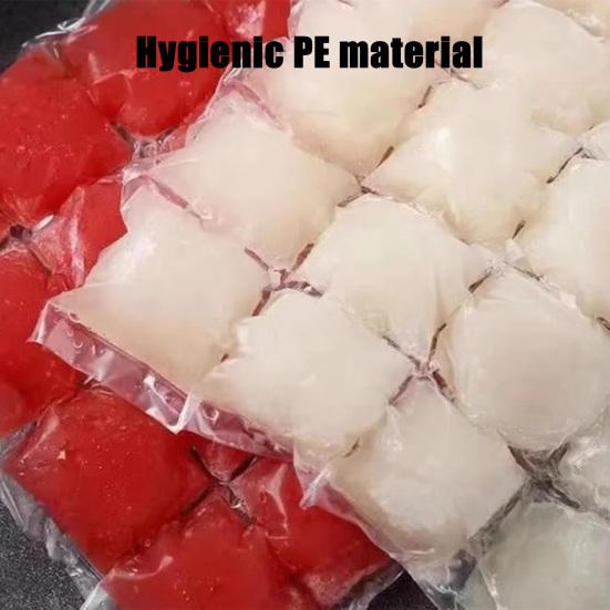 Jednorázový sáček na led Samouzavírací sáčky na výrobu ledu Snadné uvolňování Stohovatelné sáčky na ledové obklady pro koktejly víno Výrobník na mrazení