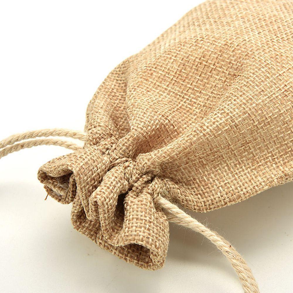 Gunny Favour Mini Hessian Pouch Rustic Gift Party Tie Wedding Burlap Favor Bag